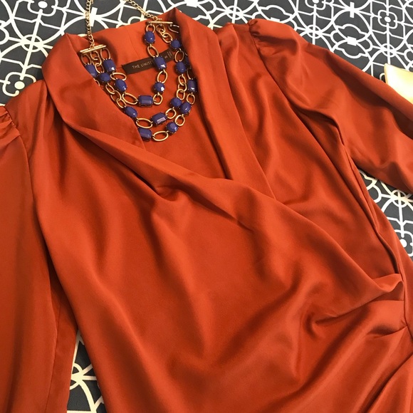 The Limited Tops - Burnt orange The Limited blouse